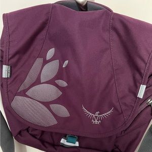 Osprey Mini Messenger Flap Jill Plum Purple - VGUC